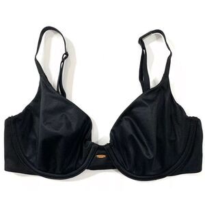 Victoria’s Secret DISCONTINUED Ultra Soft fabulous unlined semi demi bra black